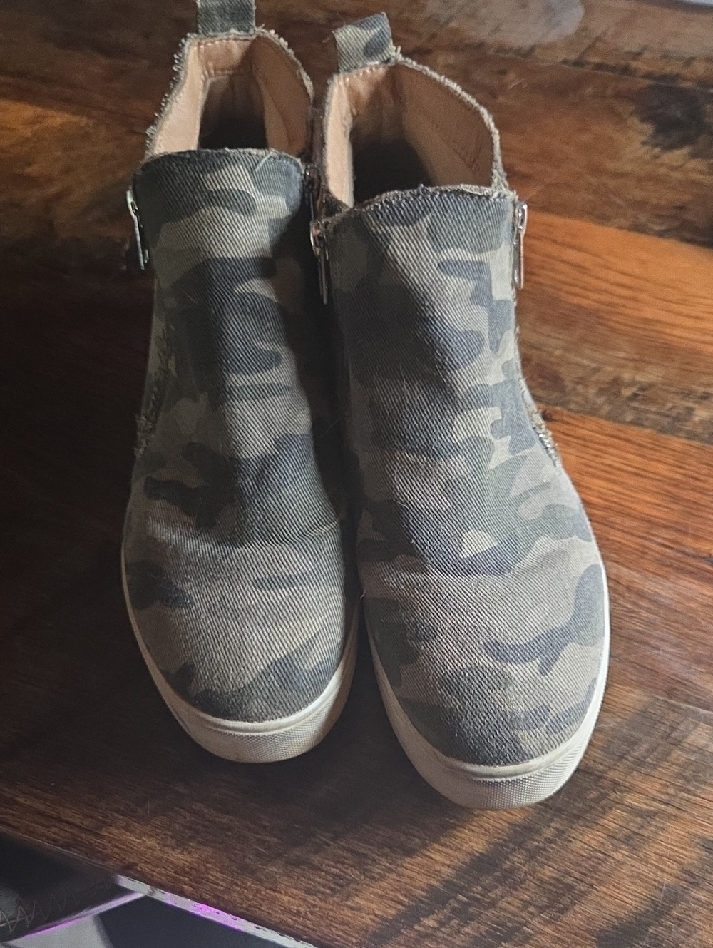 Wedge Camo Shoes